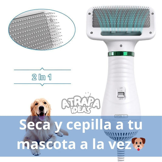 Cepillo para Mascotas 2 en 1