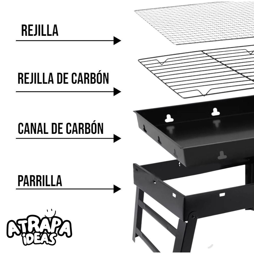 Parrilla Carbón - ¡Aprovecha 50% de descuento!