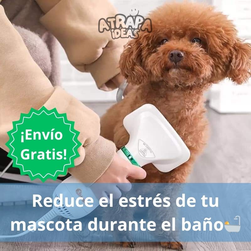 Cepillo para Mascotas 2 en 1